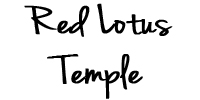 red lotus temple sign